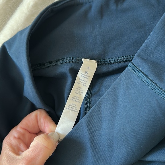 Lululemon Blue High Rise Leggings - Picture 9 of 14